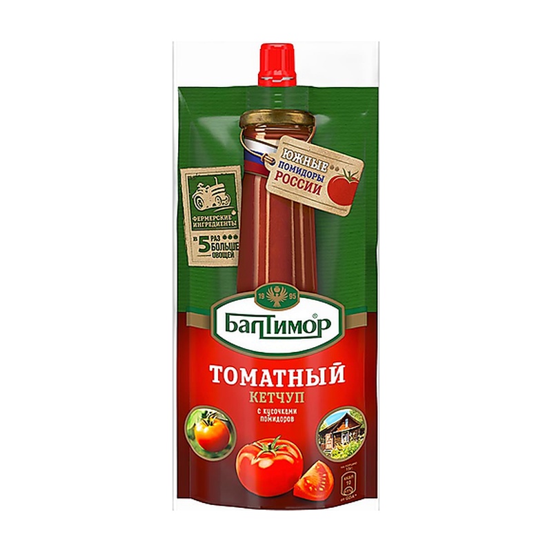 КЕТЧУП БАЛТИМОР ТОМАТНЫЙ 260Г Д/П