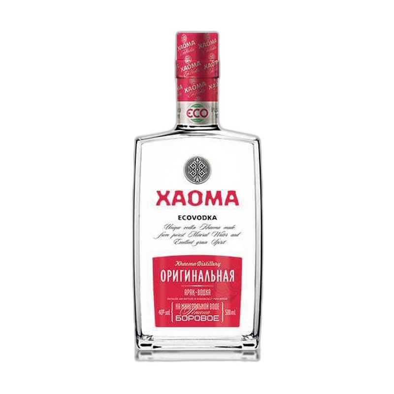 ВОДКА ХАОМА ОРИГИНАЛ БОРОВОЕ 40% 0,5Л