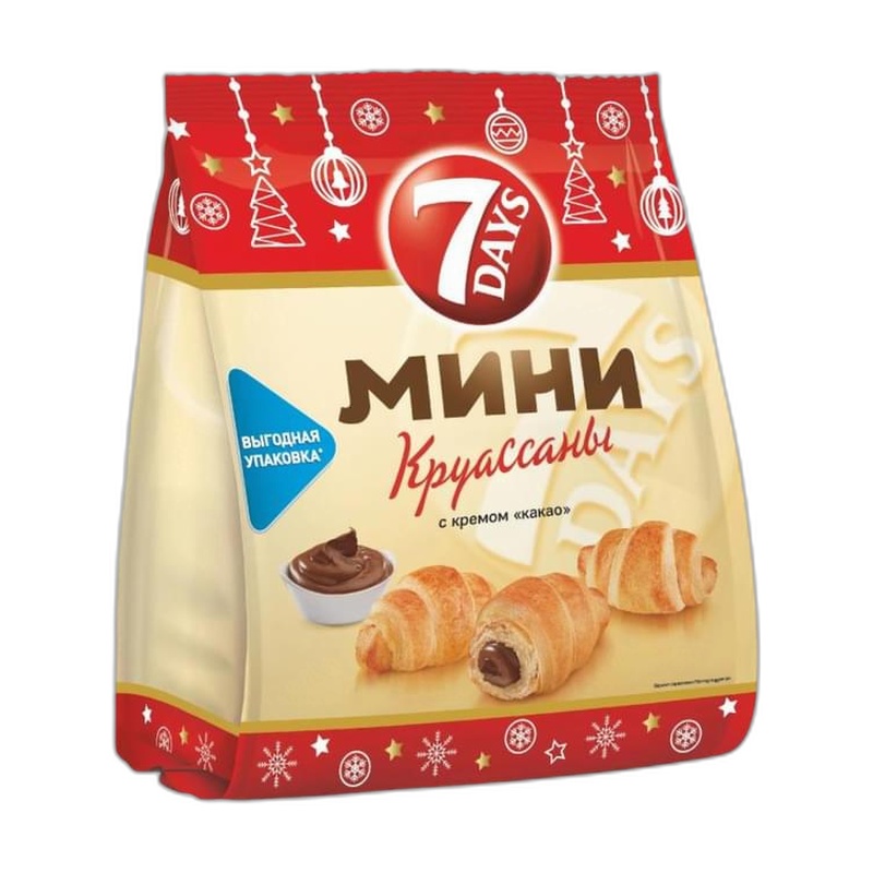 КРУАССАН 7DAYS МИНИ КАКАО 200Г