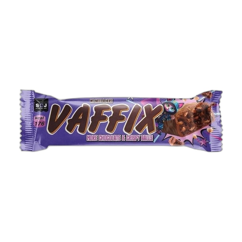 БАТОНЧИК SOJ ХРКСТЯЩИЙ КАКАО VAFFIX 30Г