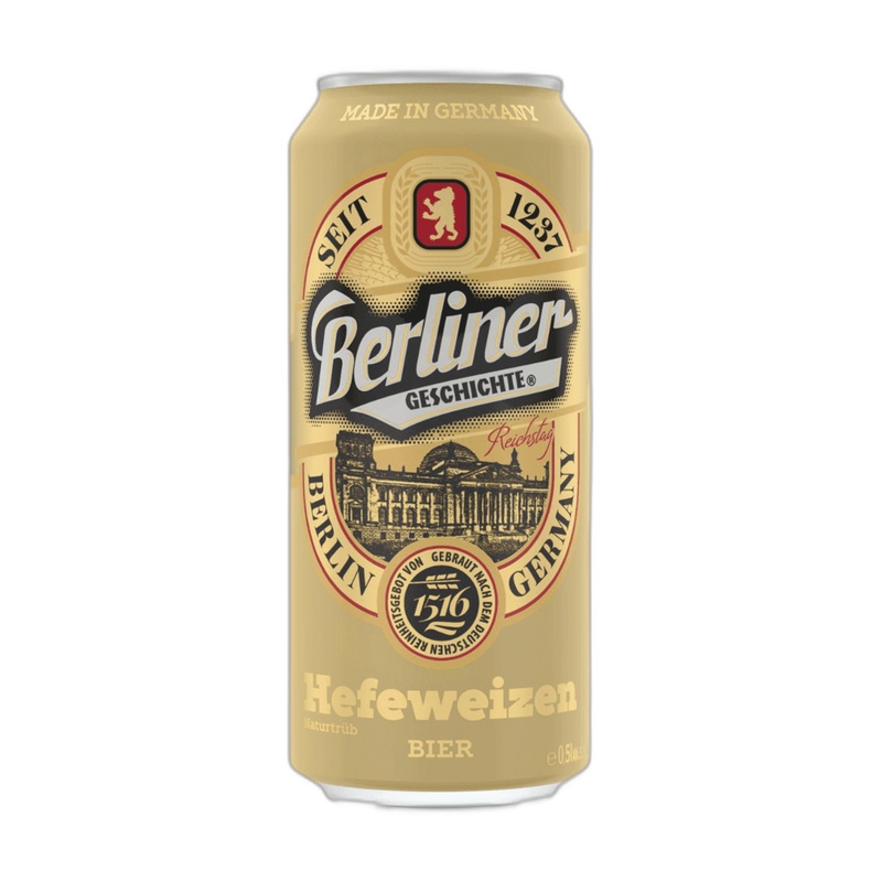 ПИВО BERLINER GESCHICHTE HEFEWEIZEN 5,2% 0,5Л Ж/Б