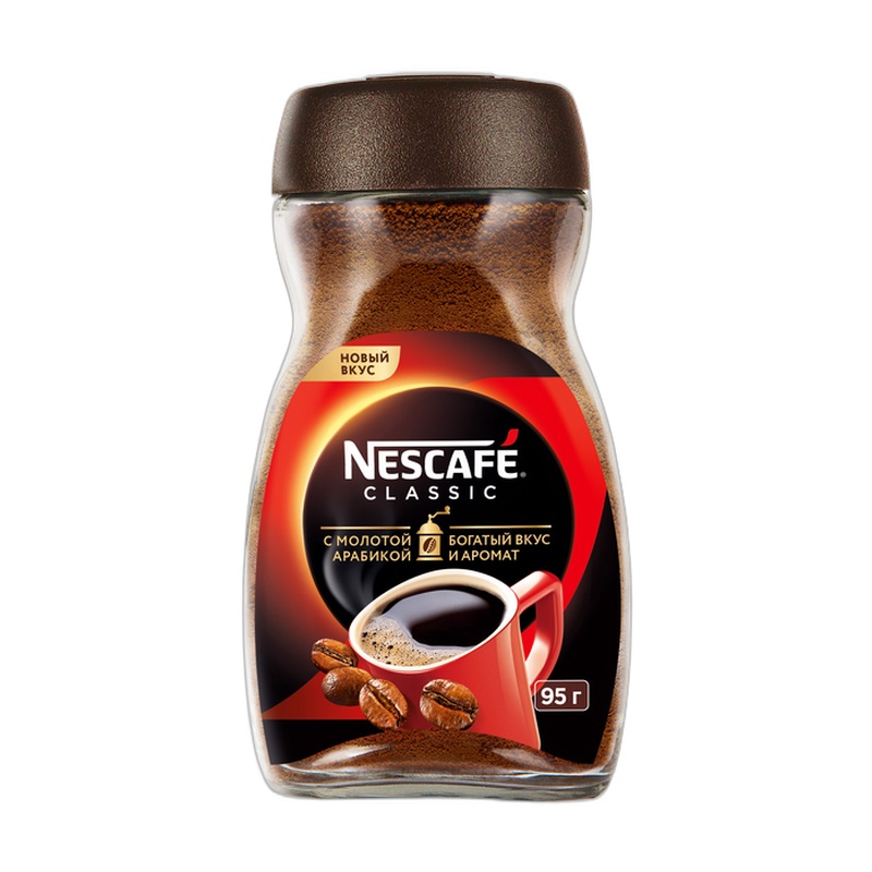 КОФЕ РАСТВОРИМЫЙ NESCAFE CLASSIC 95Г СТ/Б