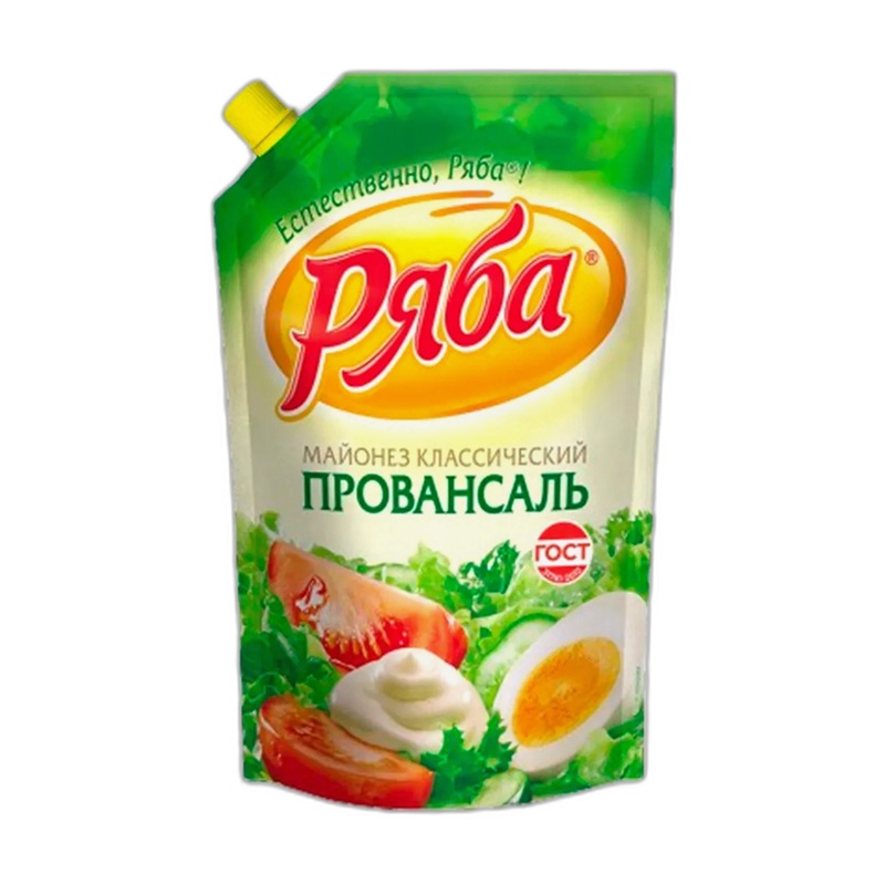 МАЙОНЕЗ РЯБА ПРОВАНСАЛЬ 50,5% 630Г Д/П