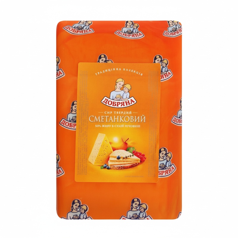 СЫРНЫЙ ПРОДУКТ ДОБРАЯ ЯНА СМЕТАНКОВЫЙ ТВЕРДЫЙ 50% ВЕС
