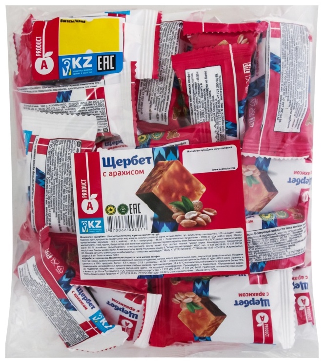 ЩЕРБЕТ A PRODUCT АРАХИС 500Г