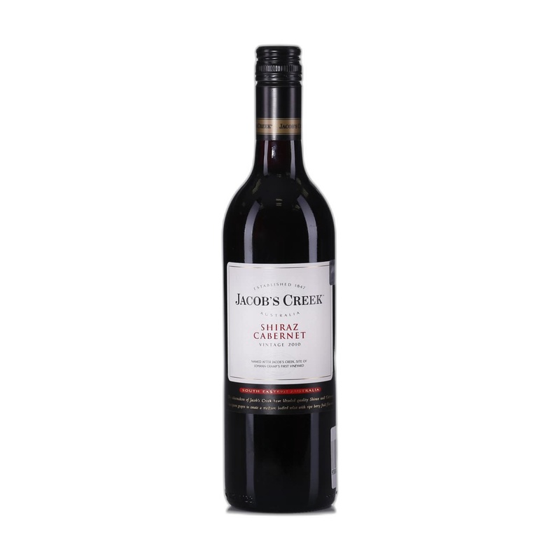 ВИНО JACOBS CREEK SHIRAZ CABERNET SAUVIGNON КРАСНОЕ СУХОЕ 13,5% 0,75Л АВСТРАЛИЯ