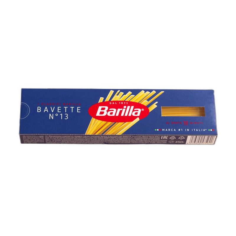 ПАСТА BARILLA BAVETTE 450Г
