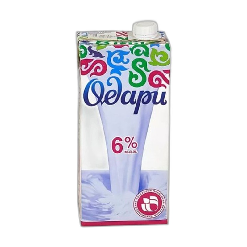 МОЛОКО ОДАРИ 6% У/П 0,93Л Т/П