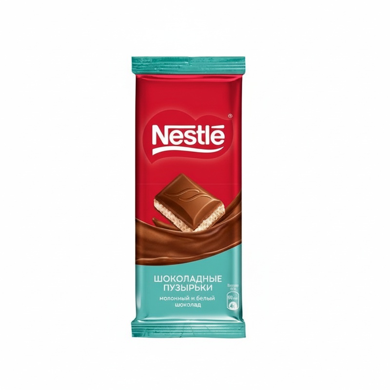 ШОКОЛАД NESTLE МОЛОЧНЫЙ БЕЛЫЙ ПОРИСТЫЙ 75Г