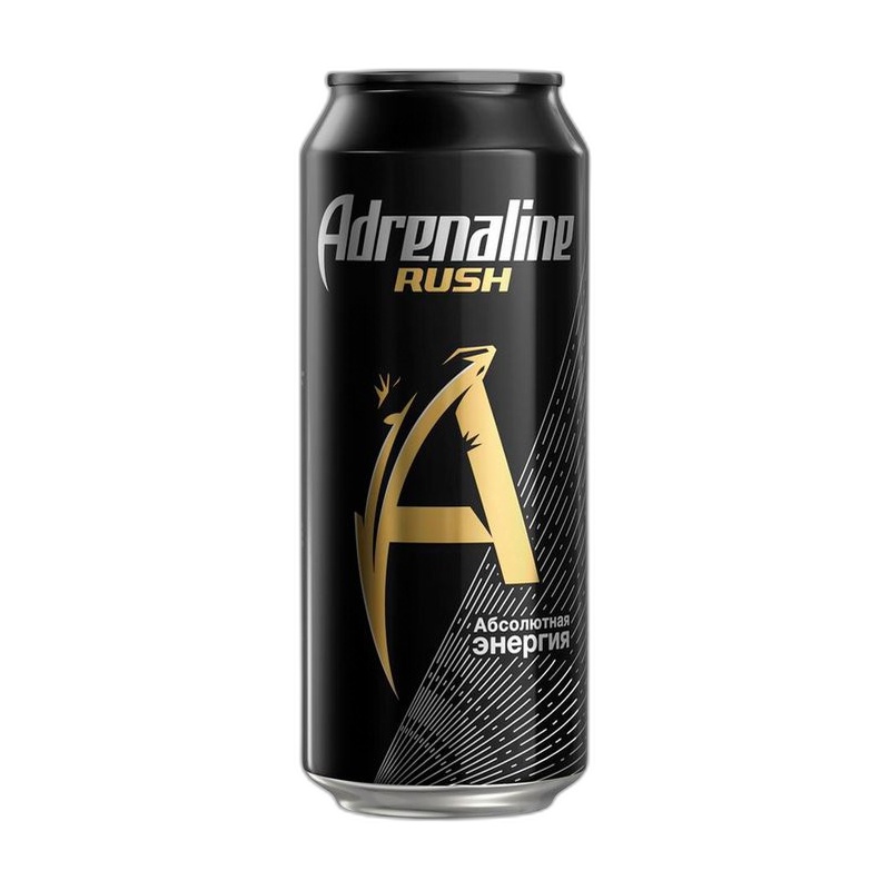 НАПИТОК ЭНЕРГЕТИЧЕСКИЙ ADRENALINE RUSH 0,449Л Ж/Б