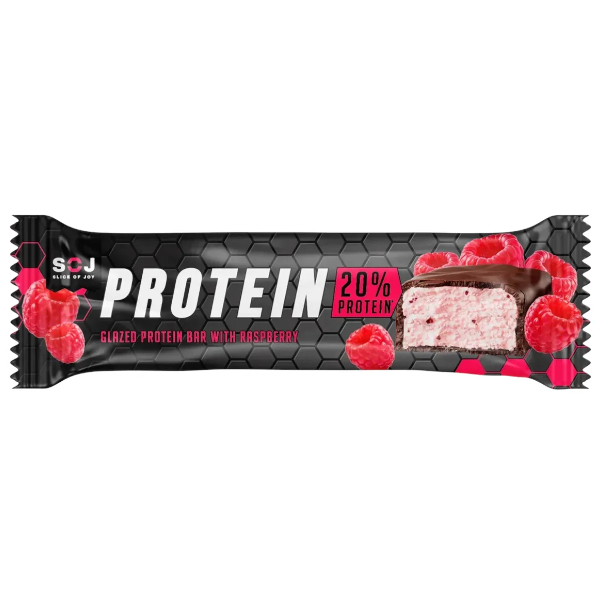 БАТОНЧИК ПРОТЕИНОВЫЙ SOJ PROTEIN МАЛИНА 50Г