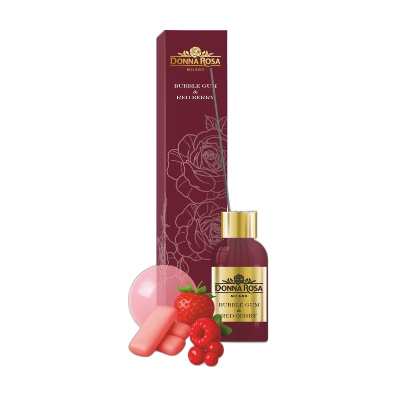 АРОМАДИФФУЗОР DONNA ROSA BUBBLE GUM RED BERRY 65МЛ