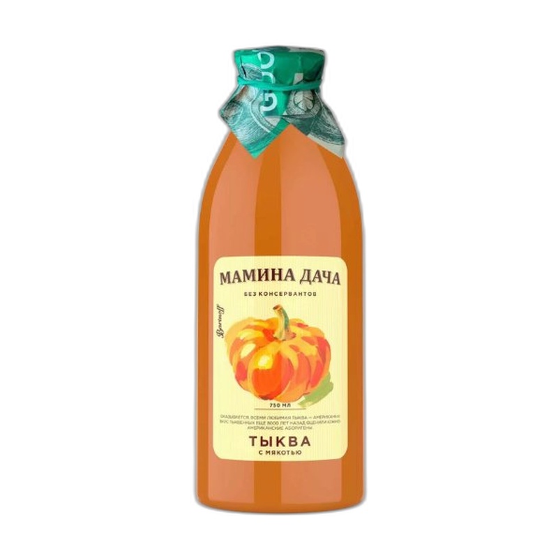 СОК МАМИНА ДАЧА ТЫКВА С МЯКОТЬЮ 0,75Л СТ/Б