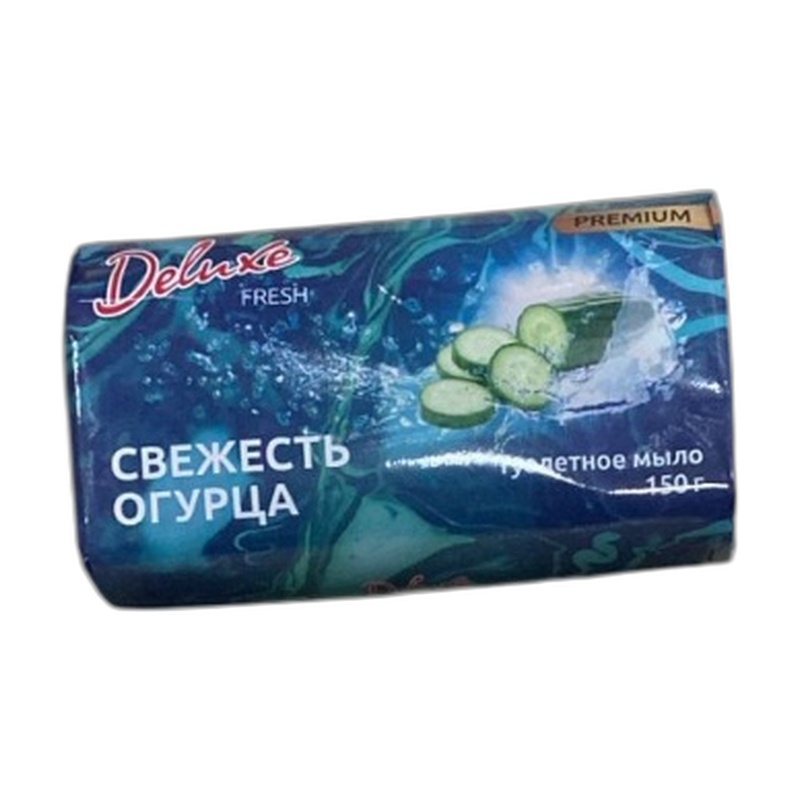 МЫЛО DELUXE СВЕЖЕСТЬ ОГУРЦА 100Г