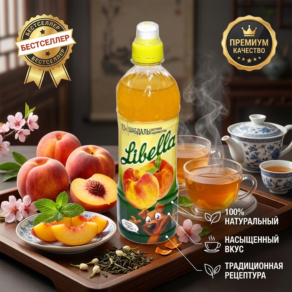 НАПИТОК ФРУКТОВЫЙ ПЕРСИК 0,5Л ПЭТ