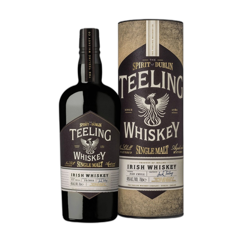 ВИСКИ TEELING SINGLE MALT IRISH 46% GIFT TUBE 0,7Л
