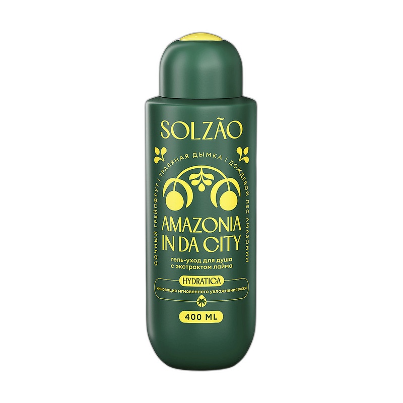ГЕЛЬ ДЛЯ ДУША SOLZAO AMAZONIA IN DA CITY ЭКСТРАКТ ЛАЙМА 400МЛ