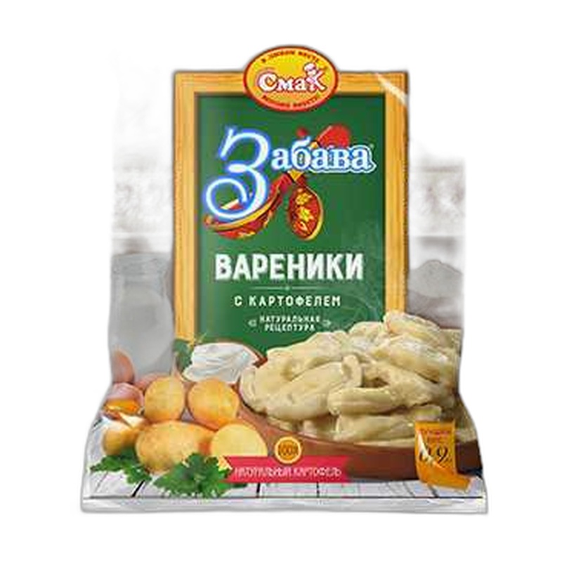 ВАРЕНИКИ ЗАБАВА С КАРТОФЕЛЕМ ВЕС