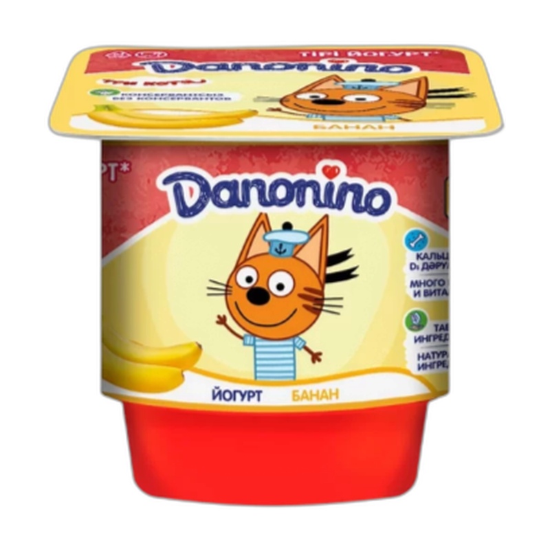 ЙОГУРТ DANONE БАНАН 100Г