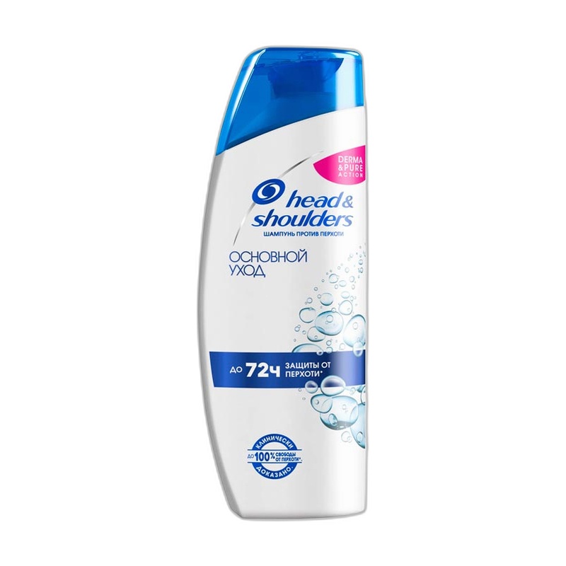 ШАМПУНЬ HEAD&SHOULDERS ПРОТИВ ПЕРХОТИ ОСНОВНОЙ УХОД 200МЛ