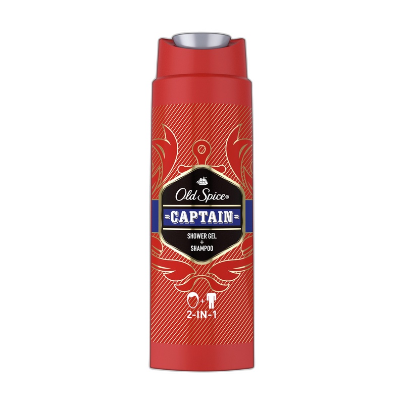 ГЕЛЬ ДЛЯ ДУША+ШАМПУНЬ OLD SPICE 2В1 CAPTAIN 250МЛ