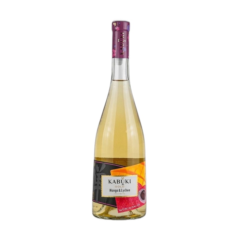 ВИНО KABUKI GOLD MANGO LYCHEE БЕЛОЕ СЛАДКОЕ 9% 0,75Л МОЛДОВА