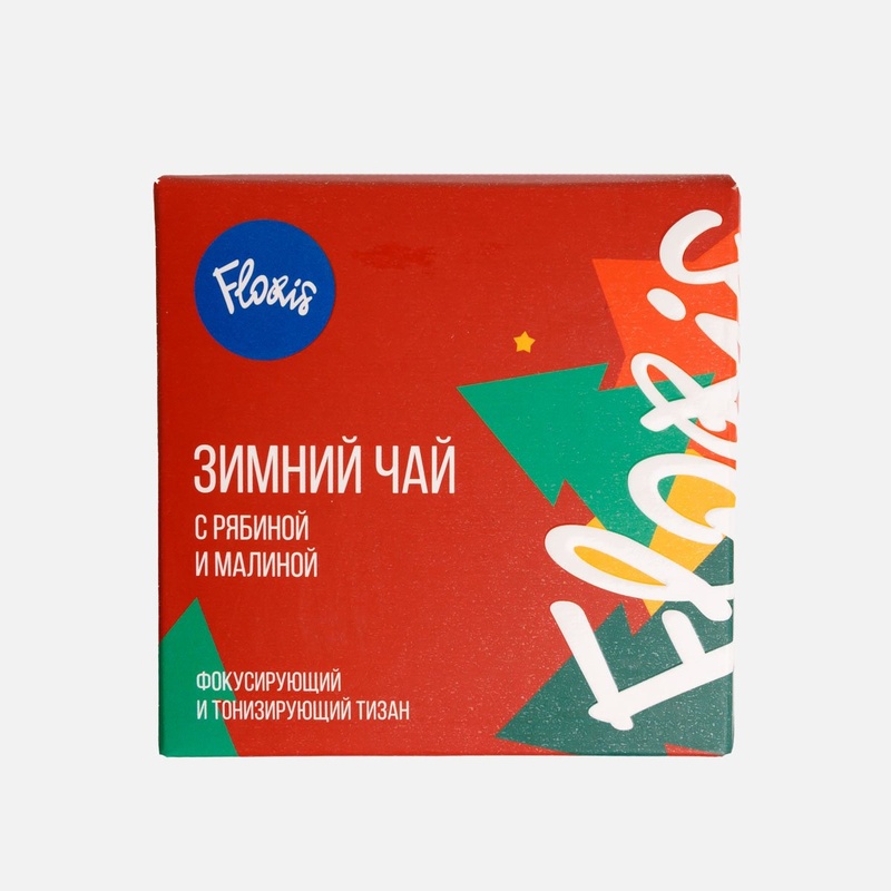 ЧАЙ ЗИМНИЙ FLORIS РЯБИНА МАЛИНА 50Г
