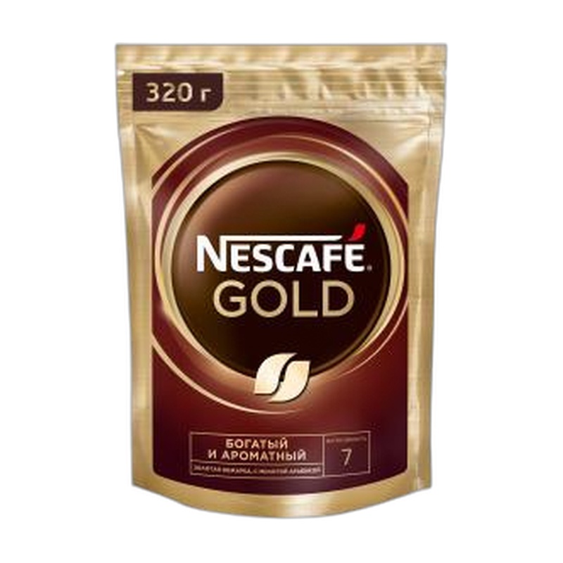 КОФЕ РАСТВОРИМЫЙ NESCAFE GOLD 320Г Д/П