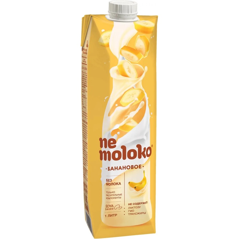НАПИТОК СОЕВЫЙ NEMOLOKO БАНАН 1Л Т/П
