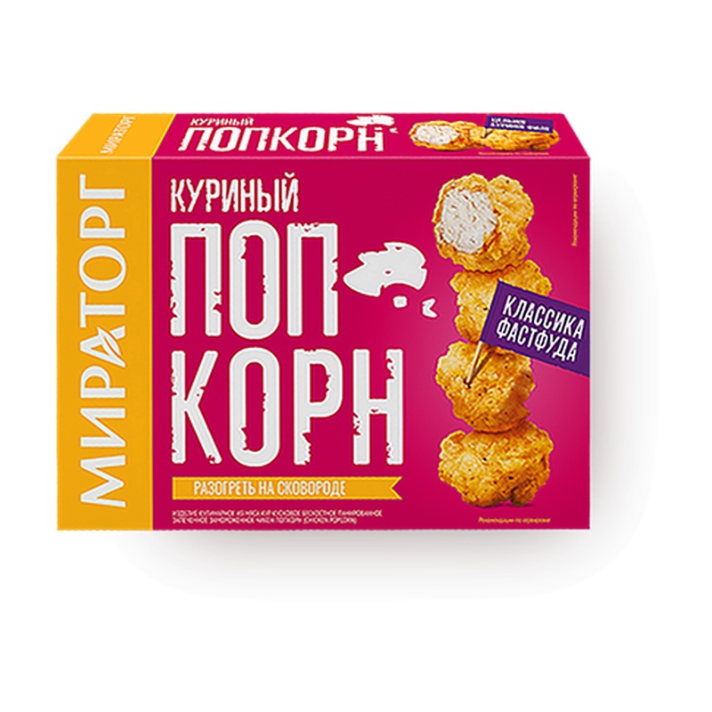ЧИКЕН ПОПКОРН МИРАТОРГ 200Г