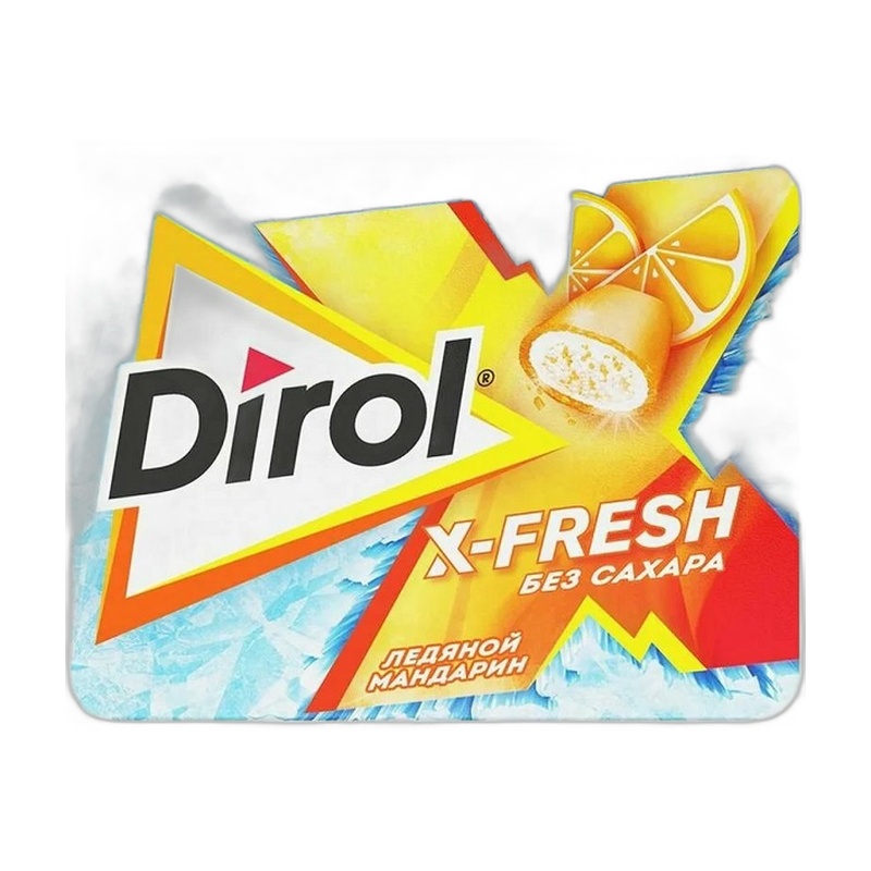 ЖЕВАТЕЛЬНАЯ РЕЗИНКА DIROL X-FRESH МАНДАРИН Б С 16Г