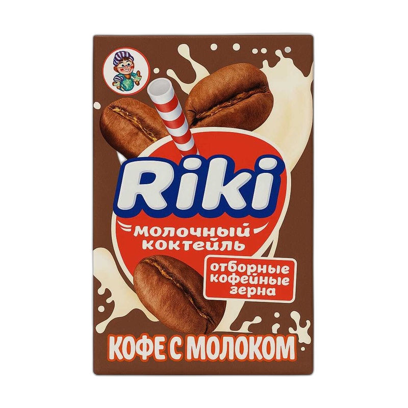 КОКТЕЙЛЬ МОЛОЧНЫЙ RIKI КОФЕ С МОЛОКОМ 250Г Т/П