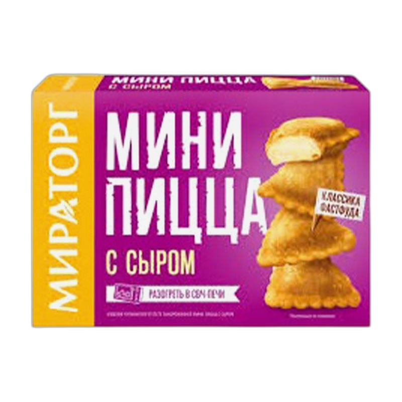 МИНИ ПИЦЦА МИРАТОРГ С СЫРОМ 250Г