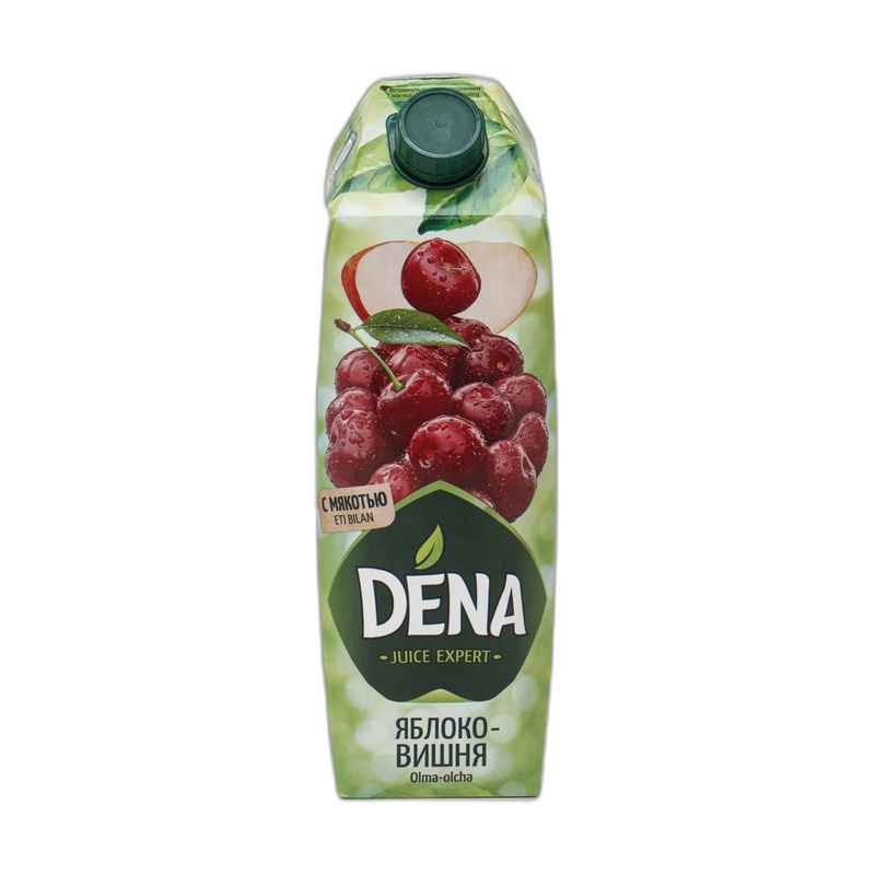 НЕКТАР DENA ЯБЛОКО ВИШНЯ 1Л Т/П