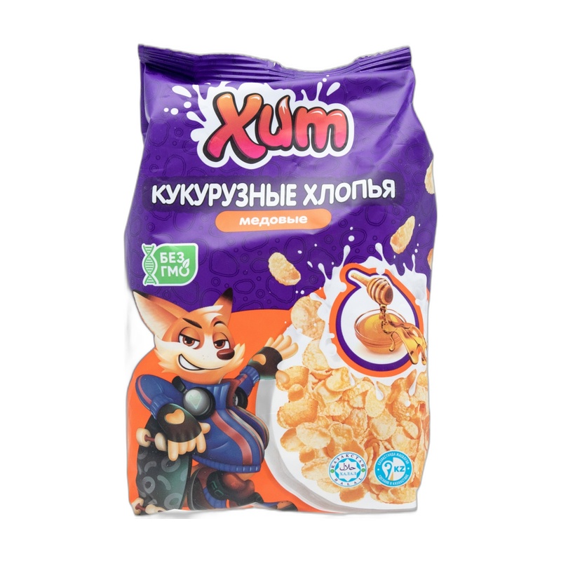 ЗАВТРАК ГОТОВЫЙ ХИТ МЕДОВЫЕ ХЛОПЬЯ 150Г