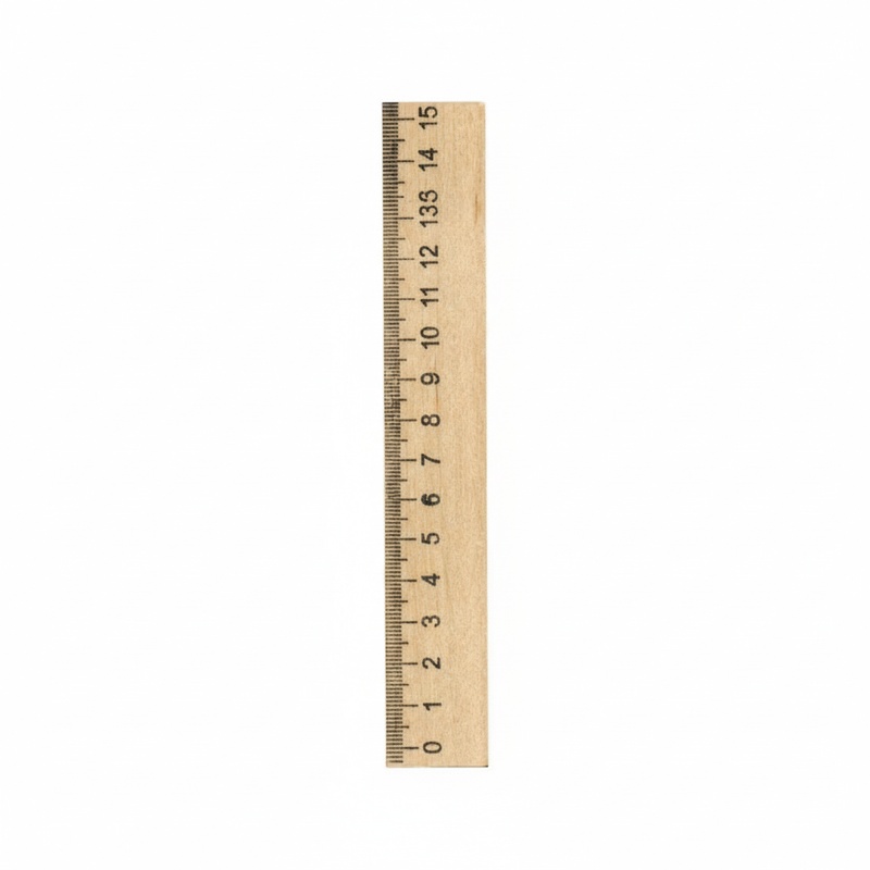 ЛИНЕЙКА ДЕРЕВЯННАЯ 15СМ 6123-15