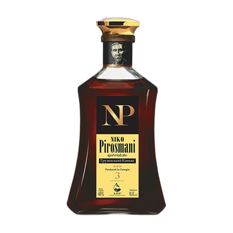 КОНЬЯК NIKO PIROSMANI 3 YO 40% 0,5Л