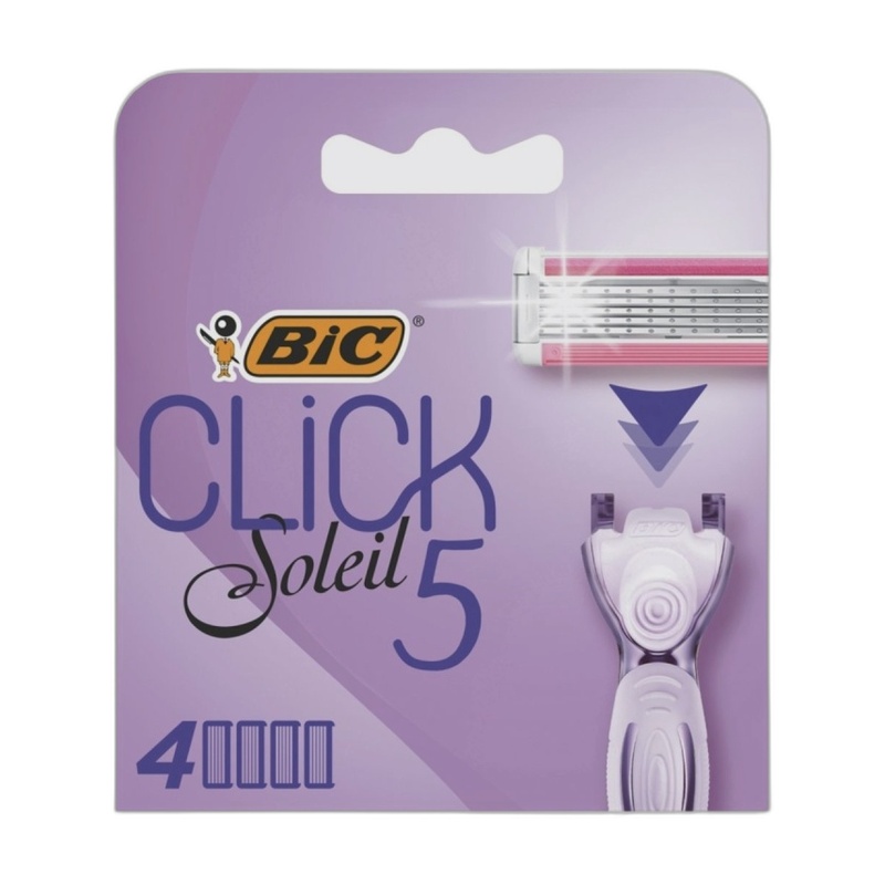 КАРТРИДЖИ ДЛЯ БРИТЬЯ BIC CLICK 5 SOLEIL 4ШТ
