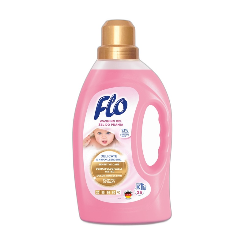 ГЕЛЬ ДЛЯ СТИРКИ FLO DELICATE ДЛЯ ДЕЛИКАТНЫХ ТКАНЕЙ 1Л