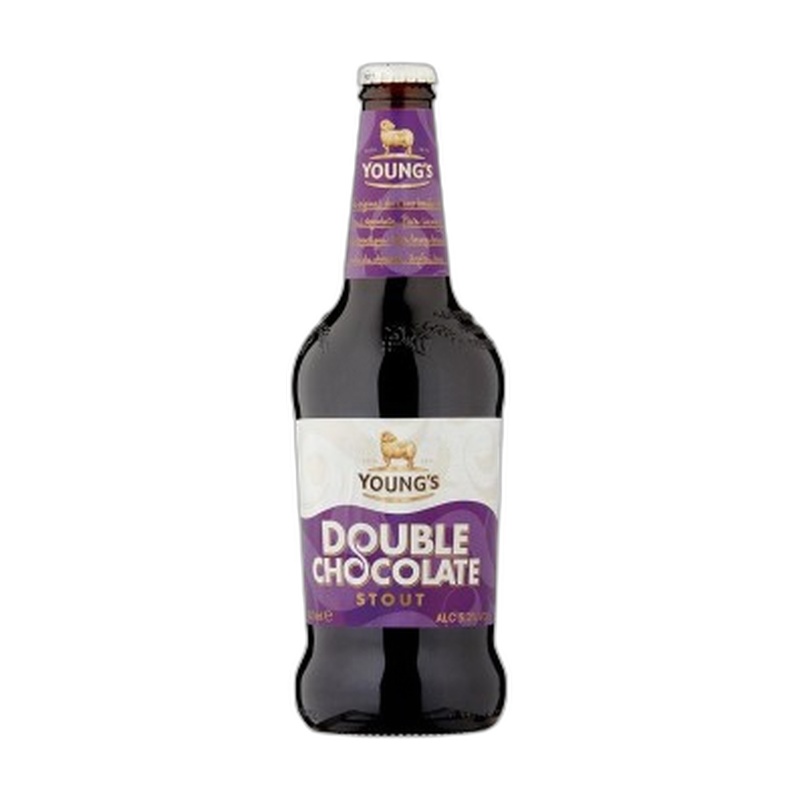ПИВО YOUNG'S DOUBLE CHOCOLATE STOUT ТЁМНОЕ 5,2% 0,5Л СТ/Б