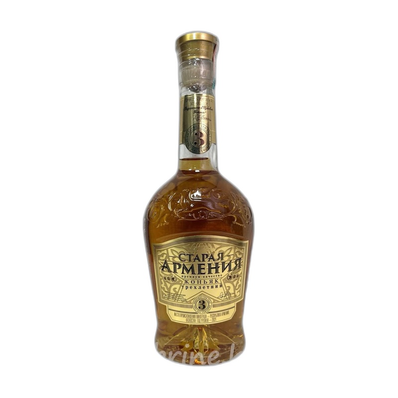 КОНЬЯК СТАРАЯ АРМЕНИЯ 3 YO 40% 0,5Л