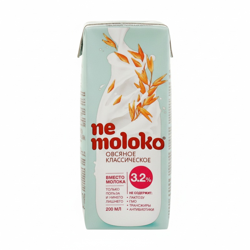НАПИТОК ОВСЯНЫЙ NEMOLOKO КЛАССИЧЕСКИЙ 200МЛ Т/П