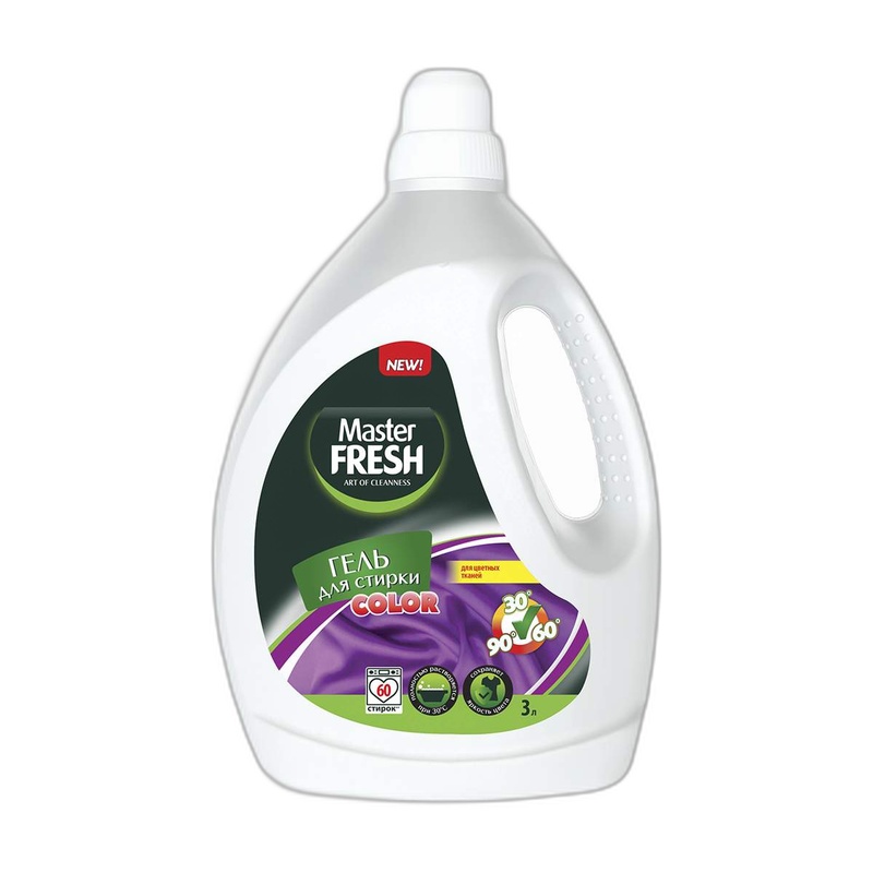 ГЕЛЬ ДЛЯ СТИРКИ MASTER FRESH COLOR 3Л