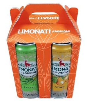 ЛИМОНАД BORJOMI MULTIPACK 4Х0,33Л Ж/Б