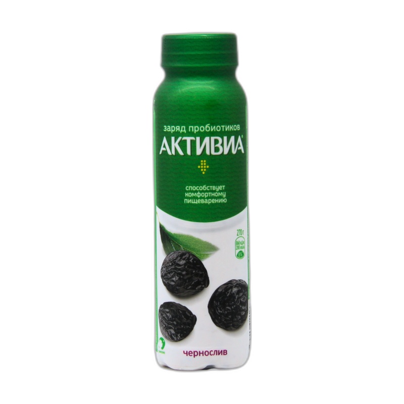 ЙОГУРТ ПИТЬЕВОЙ АКТИВИА ЧЕРНОСЛИВ 260Г П/Б
