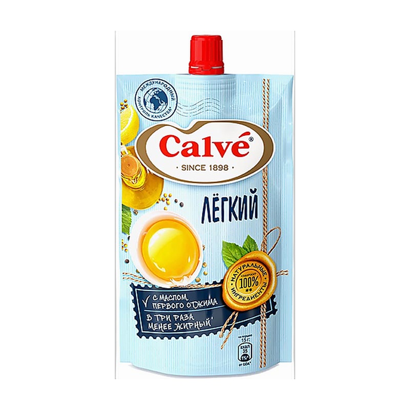СОУС МАЙОНЕЗНЫЙ CALVE ЛЕГКИЙ 230Г Д/П