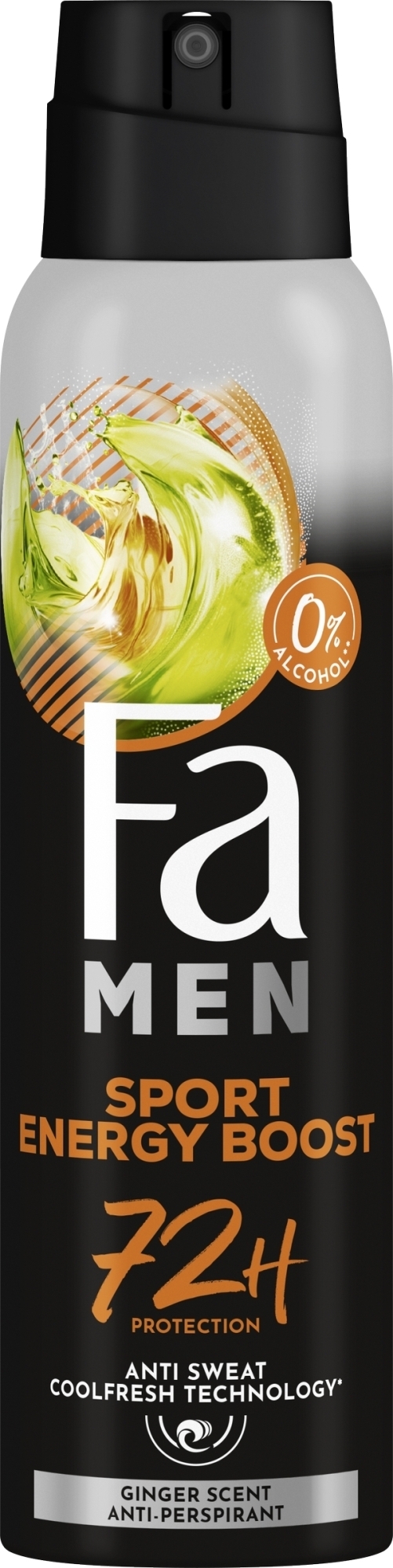 АНТИПЕРСПИРАНТ-СПРЕЙ FA MEN SPORT ENERGY BOOST 150МЛ