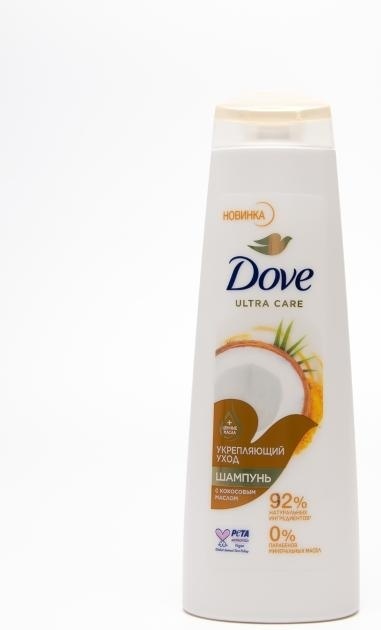 ШАМПУНЬ DOVE УКРЕПЛЯЮЩИЙ УХОД С КОКОСОВЫМ МАСЛОМ 400МЛ
