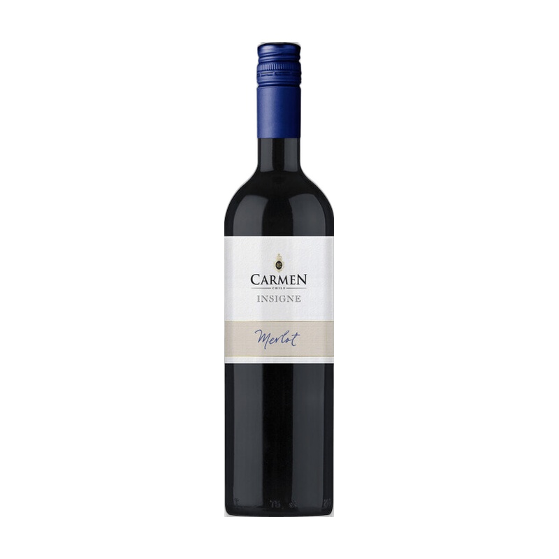 ВИНО CARMEN INSIGNE MERLOT КРАСНОЕ СУХОЕ 13% 0,75Л ЧИЛИ