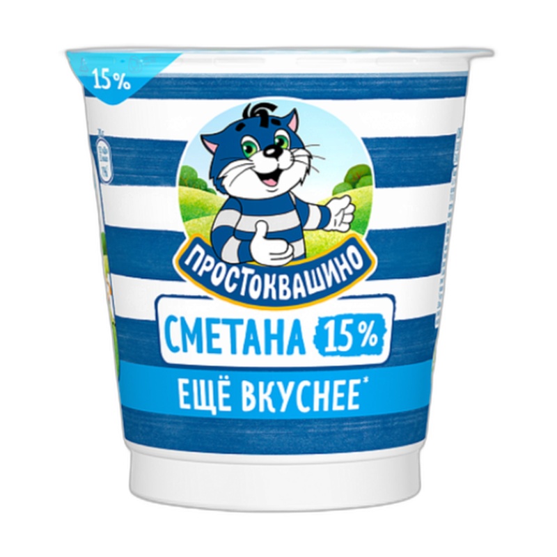 СМЕТАНА ПРОСТОКВАШИНО 15% 300Г
